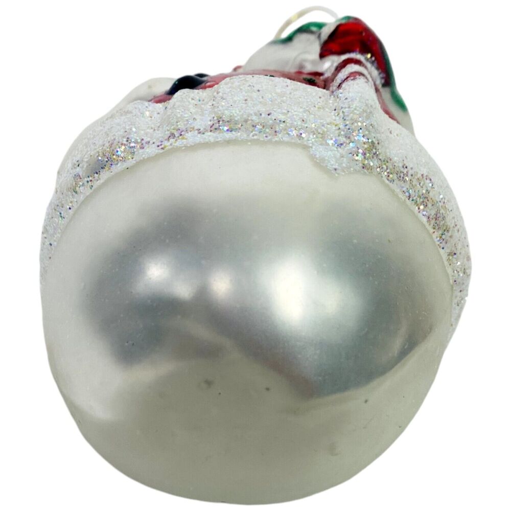 European Style Blown Glass Christmas Tree Ornaments Santa Claus Snowman Holiday - Picture 6 of 16